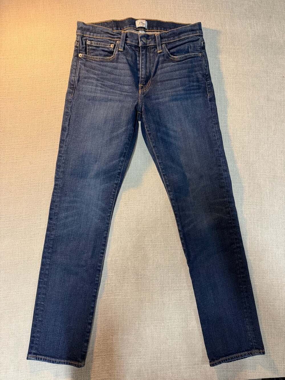 J.Crew 484 Slim Fit Dark Wash Blue Denim Jeans Men's 31x32